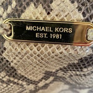 Michael Kors snake purse
